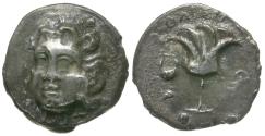 Ancient Coins - Islands off Caria. Rhodos AR Drachm / Rose