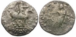 Ancient Coins - Indo-Skythian Kings. Azes (58-12 BC) AR Drachm / Zeus