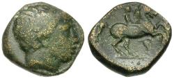 Ancient Coins - Kings of Macedon. Philip II (359-336 BC) Æ18 / Horse