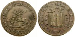 World Coins - Netherlands. Dordrecht. Henri IV Commemorative Æ Jeton / Bible
