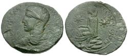 Ancient Coins - Severus Alexander (AD 222-235). Mesopotamia. Edessa Æ26 / Tyche