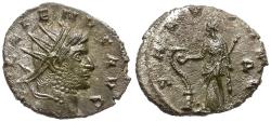 Ancient Coins - Gallienus, sole reign (AD 260-268) Silvered Æ Antoninianus / Salus