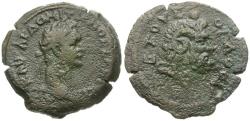 Ancient Coins - Domitian (AD 81-96). Egypt. Alexandria Æ Diobol / Zeus-Ammon