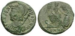Ancient Coins - Constantine I the Great (AD 310-337). Constantinople Commemorative Æ3 / Victory