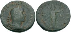 Ancient Coins - Trebonianus Gallus (AD 251-253). Seleucis and Pieria. Laodicea ad Mare Æ30 / Tyche