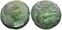Ancient Coins - Trajan (AD 98-117). Coele-Syria. Balanea as Claudia-Leucas Æ21 / Quadriga