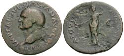 Ancient Coins - Vespasian (AD 69-79) Æ As / Aequitas