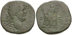 Ancient Coins - Septimius Severus (AD 193-211) Æ Sestertius / Roma