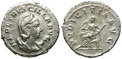 Ancient Coins - Herennia Etruscilla (AD 249-251) AR Antoninianus / Pudicitia