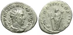 Ancient Coins - Philip I (AD 244-249) AR Antoninianus / Felicitas