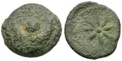 Ancient Coins - Spain. Iberia. Malaca Æ16 / Star