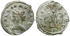 Ancient Coins - Gallienus, sole reign (AD 260-268) Silvered Æ Antoninianus / Pietas