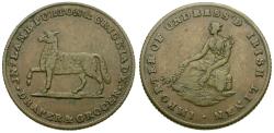 World Coins - England. Wiltshire. Purton. J. Lamb Æ Farthing