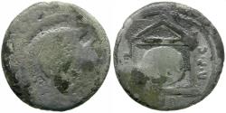 Ancient Coins - Imperatorial. Marc Antony (43-33 BC) AR Denarius / Sol in Temple