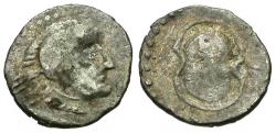Ancient Coins - Cilicia. Tarsos. Balakros, as Satrap AR Obol / Boeotian Shield