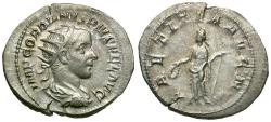 Ancient Coins - Gordian III (AD 238-244) AR Antoninianus / Laetitia