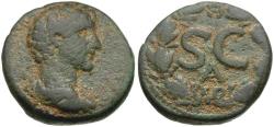 Ancient Coins - Marcus Aurelius, as Caesar (AD 139-161). Seleucis and Pieria. Antioch Æ21 / SC