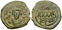 Ancient Coins - *Sear 665* Byzantine Empire. Phocas (AD 602-610) Æ Follis
