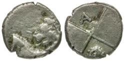 Ancient Coins - Thrace. Chersonesos AR Hemidrachm / Ram's Head