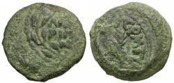 Ancient Coins - Judaea. Roman Procurators. Antonius Felix (AD 52-59) Æ Prutah