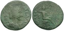 Ancient Coins - Julia Mamaea (AD 222-235). Cilicia. Anazarbus Æ25 / Athlete