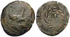 Ancient Coins - Mysia. Kyzikos Æ30 / Bucranium