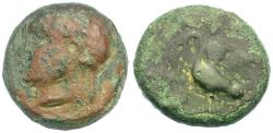 Ancient Coins - Ionia. Leukai Æ15 / Swan