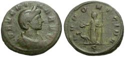 Ancient Coins - Severina (AD 270-275) Æ AS / Juno