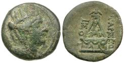 Ancient Coins - Cilicia. Tarsos Æ21 / Pyre of Sandan