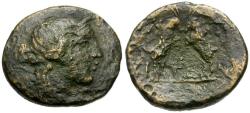 Ancient Coins - Macedonia. Amphipolis Æ22 / Goats