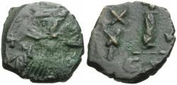 Ancient Coins - *Sear 1021* Byzantine Empire. Constans II (AD 641-668) Æ Decanummium