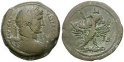 Ancient Coins - Hadrian (AD 117-138). Egypt. Alexandria Æ Drachm / Zeus on Eagle