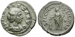 Ancient Coins - Julia Maesa (AD 218-224) AR Denarius / Felicitas
