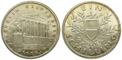 Ancient Coins - Austria Silver 1 Schilling / Parliament