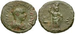 Ancient Coins - Severus Alexander, as Caesar (AD 221-222). Egypt. Alexandria Æ Tetradrachm / Serapis