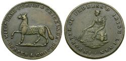 World Coins - England. Wiltshire. Purton. W. Lamb Æ Farthing