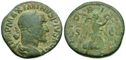Ancient Coins - Maximinus I (AD 235-238) Æ Sestertius / Victory
