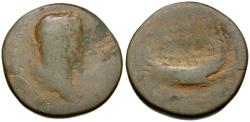 Ancient Coins - Hadrian (AD 117-138) Æ Sestertius / Galley