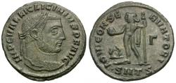 Ancient Coins - Licinius I (AD 308-324) Æ Follis / Jupiter