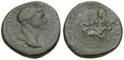 Ancient Coins - Trajan (AD 98-117). Seleuceia Pieria Æ25 / Tyche or Demeter