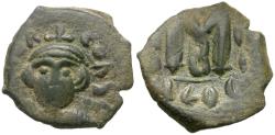 Ancient Coins - *Sear 1004* Byzantine Empire. Constans II (AD 641-668) Æ Follis