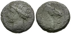Ancient Coins - Zeugitania. Carthage Æ20 / Horse's Head