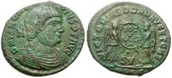 Ancient Coins - Magnentius (AD 350-353) Æ Centenionalis / Victories