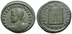 Ancient Coins - Constantine II, as Caesar (AD 316-337) Æ3 / Campgate