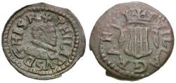 World Coins - Spain. Local Civic Coinage. Granollers. Philip III (1598-1621) Æ Dinero