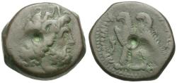 Ancient Coins - Ptolemaic Kings of Egypt. Ptolemy IX Soter II (117-81 BC) with Ptolemy X Alexander I (114-88 BC) Æ21