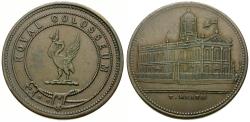 World Coins - England. Lancashire. Liverpool. Royal Colosseum Æ32
