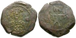 Ancient Coins - *Sear 1979* Byzantine Empire. Manuel I Comnenus (AD 1167-1183) Æ 1/2 Tetarteron