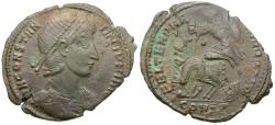 Ancient Coins - Constantius II (AD 337-361) Æ Centenionalis / Fallen Horseman
