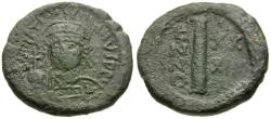 Ancient Coins - *Sear 326* Byzantine Empire. Justinian I (AD 527-565) Æ Decanummium